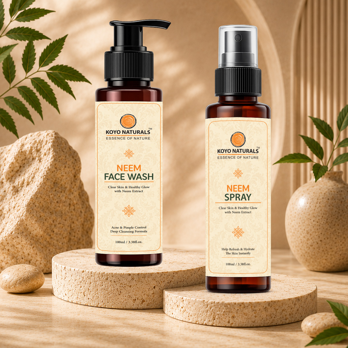 Neem Face Wash & Neem Spray Combo
